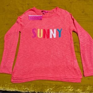 NWT Lilly Pulitzer Danette Sweater Papaya Punch Sunny Intarsia
